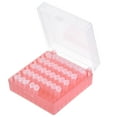 thumbnail image 4 of Freezer Tube Box 100 Places Polypropylene Plastic Lockable Holder Rack, for 1.5/1.8/2ml Microcentrifuge Tubes, Red, 4 of 5