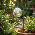 thumbnail image 5 of Disco Ball Party Decorations Outdoor Solar Garden Stake Light Mini Disco Ball Decor for Yard Lawn Patio 1 Pack Outdoor Garden Decor for Backyard Events, 5 of 7