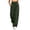 Green, variant on Womens Cargo Hiking Pants with Zipper Pockets Quick Dry Water Resistant Parachute High Waist Baggy Travel Pants Lightweight Beige XL(XL)