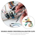 thumbnail image 3 of 10Pcs Test Lead Set Alligator Clips Double-ended Alligator Clips Jumper Wire Mini Test Clips DIY Test Cable Test Folder Test 45CM (Red Black White Yellow Green), 3 of 6