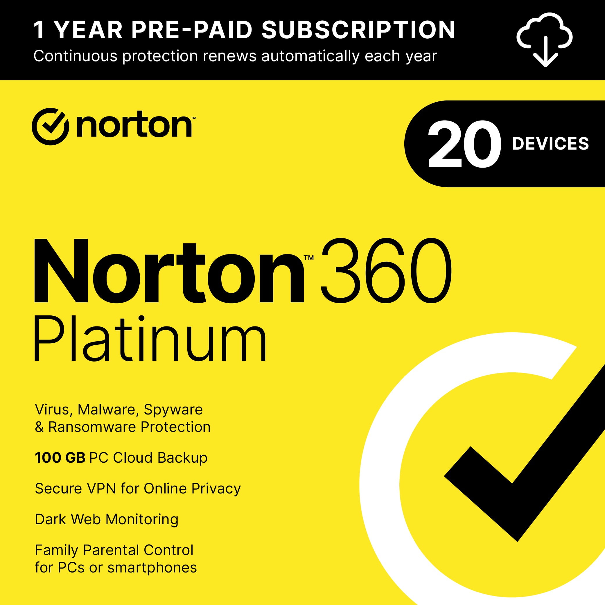 Norton 360 Deluxe Antivirus Software, Virus Protection for 3 Norton 360 Deluxe Antivirus Software, Virus Protection for 3