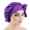 Dress Choice Women Satin Hair Cover Sleep Cap Adjustable Hair