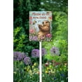 thumbnail image 5 of Eveokoki Please Do Not Mow Sign For Yard With Stake, Wildflowers Yard Sign, Lawnmower Sign, Lawn Sign, Sturdy Aluminum Sign Waterproof,Fade Resistant,Easy Install Outdoor Use 4.6X6Inch, 5 of 6