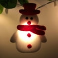 thumbnail image 4 of AnuirheiH Snowman Christmas Tree LED Garland Garland Lights Snowflakes String Lights Hang, 4 of 5