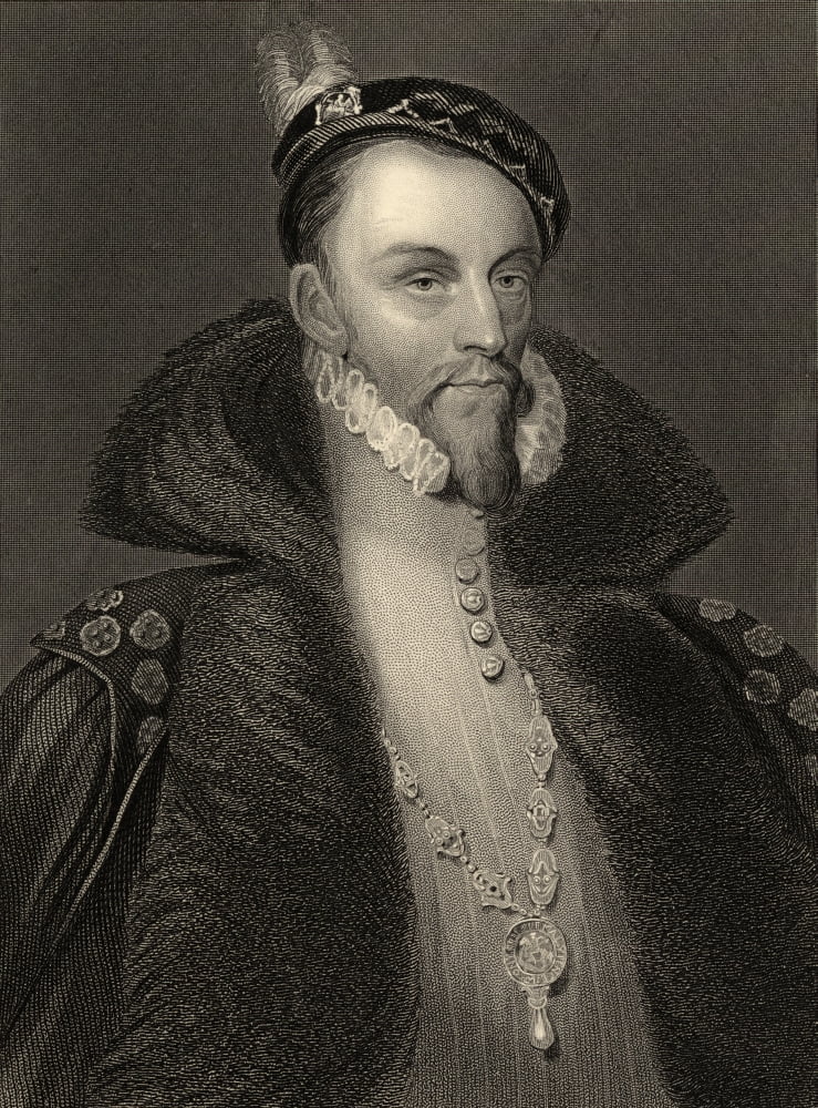 Thomas Radcliffe (Also Spelled Radclyffe) 3Rd Earl Of Sussex C1525-1583 Aka Viscount Fitzwalter 1542-53 Or Baron Fitzwalter 1553-57 English Lord Lieutenant Of Ireland19Th Century Print Engraved By H R
