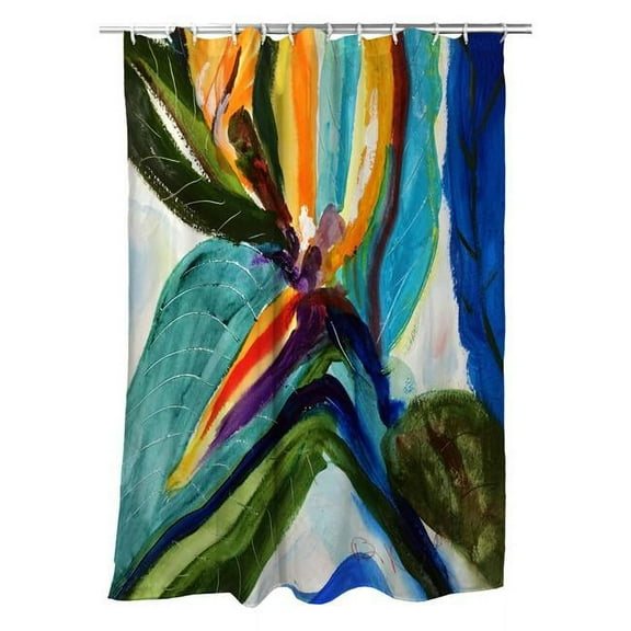 71 x 74 in. Teal Paradise Shower Curtain