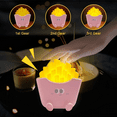thumbnail image 2 of Night Light, Fries Silicone Squishy Night Lamp with Timer, Bedside Touch Lamp with 3 Level Brightness, Table Decor Nightlight Fun Gifts for Kids, Breastfeeding,Pink, 2 of 7