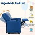 thumbnail image 6 of Infans Kids Recliner with Cup ackrest & Footrest for Boys & GirlsHolder w/Adjustable B, 6 of 7
