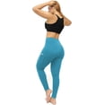 thumbnail image 2 of Leggings with Pockets Leggings for Women with Pockets, High Waisted, Extra Soft Milky Blue XS - S, 2 of 5