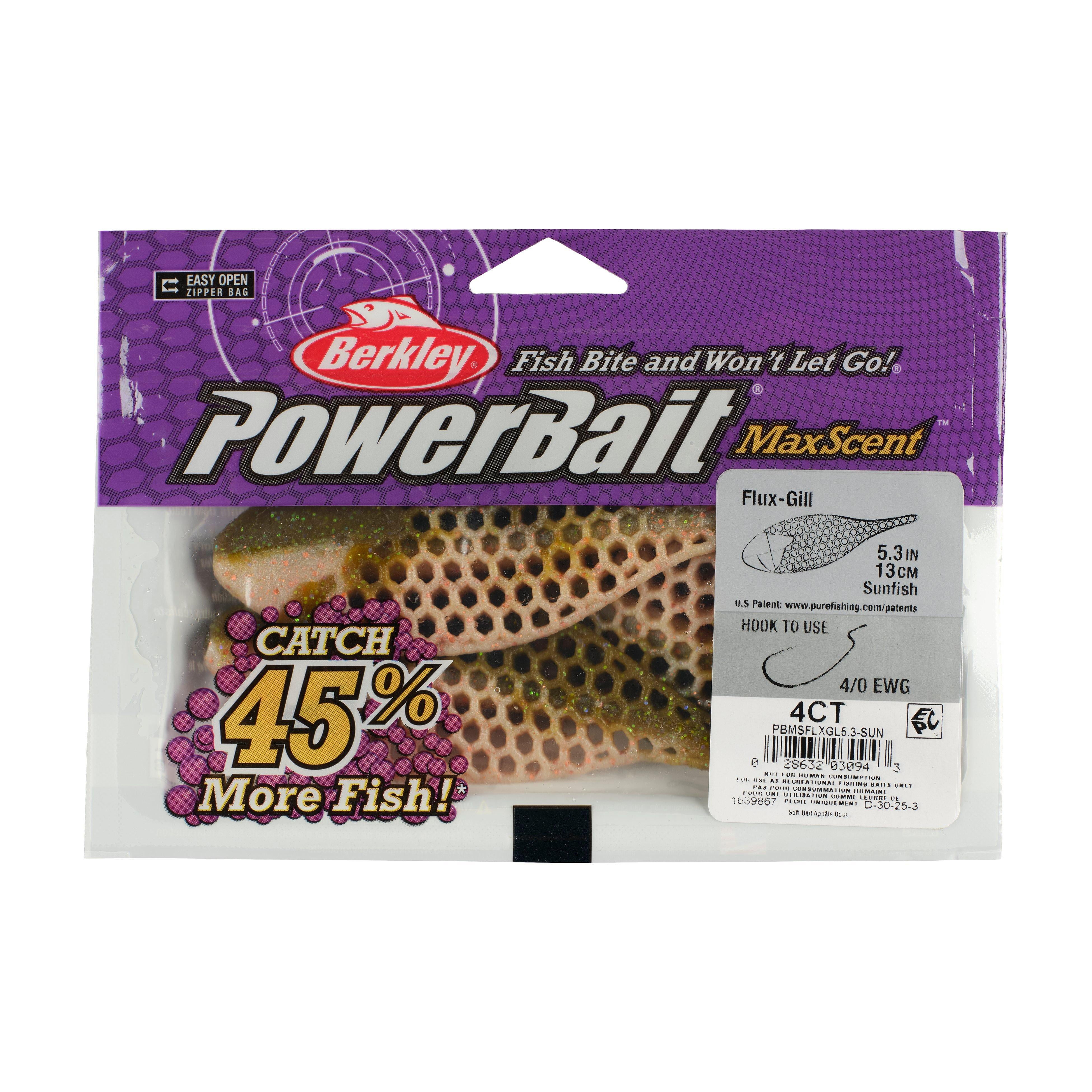 Berkley PowerBait® MaxScent Flux-Gill, 5.3 in, Sunfish