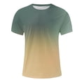 thumbnail image 4 of SwiftWear Mens Fashion Shirts Short Sleeve Round Neck Mens T-Shirts Workout Shirts for Men Summer Beach Casual Short Sleeve, Khaki-XL, 4 of 5