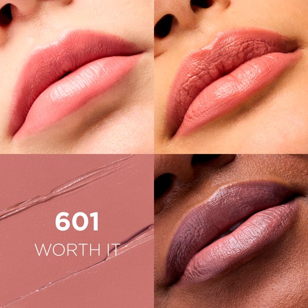 L'Oreal Paris Original Satin Lipstick for Moisturized Lips, 601