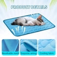 thumbnail image 3 of Napmates Dog Cooling Mat for Dogs & Cats, Self Cooling Pad for Pets, Non-Slip Portable Washable Cooling Mat for Summer Indoor Outdoor Crate Kennel Floor Car Use, 3 of 7