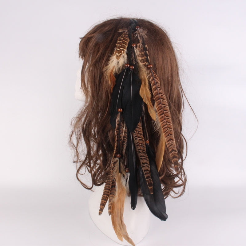 MWOOT 4 Piezas Clips de Pelo Pluma para Mujeres, Extensiones de Cabello Bohemios Hechas a Mano con Clips, Indio Tocado de Plumas Feather Hair Clips para Halloween Carnaval Cosplay Tema de Fiesta MWOOT 4 Piezas Clips de Pelo Pluma para Mujeres, Extensiones de Cabello Bohemios Hechas a Mano con Clips, Indio Tocado de Plumas Feather Hair Clips para Halloween Carnaval Cosplay Tema de Fiesta