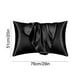 thumbnail image 3 of Funda de Almohada de Satén Negra | Seda Sintética Refrescante | Súper Suave y Fresca | 51 X 76 Cm | 86 G | Amigable con El Cabello y La Piel | 1 Unidad, 3 of 6