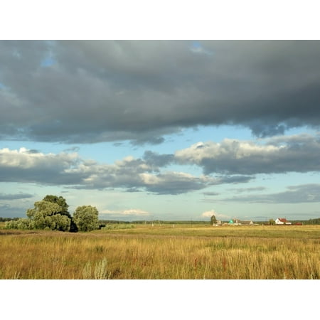 Russian Landscape - LAMINATED POSTER Country Fields Scenic Landscape Rural Farm Russia Poster Print 24 x 36