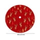 thumbnail image 3 of CaiYueKe Christmas Tree Skirt, Red Tree Skirts 35.4 Inch with Snowflake Reindeer Rustic Farmhouse Xmas Tree Skirt Christmas Decorations for Holiday Party Decoration, 3 of 7
