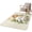 Beige, variant on Runner Rug 15.7"x47.2", Animal Family Non Slip Backing Floor Mats Area Rugs, Absorbent Muddy Dirt Trapping Carpet for Hallway Entryway Kitchen Bedside Lions Zebras Giraffes Tropical Palm Green