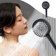 thumbnail image 1 of TIMIFIS Apartment Essentials Shower - High-Pressure Handheld Showerhead with Large Panel Outlet - Hard Water Softener Filtered Shower , High Pressure 5 Spray Modes Handheld Shower for The E, 1 of 7