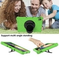 thumbnail image 6 of Dteck Case for Lenovo Tab P11 TB-J606F (11") 2021 Tablet ,Kids Shock Proof EVA Foam Hybrid Protective Cover Rotating Lightweight Durable Stand with Shoulder Strap,Green, 6 of 6