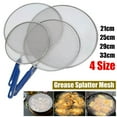 thumbnail image 4 of 4Size Anti Splatter Guard Oil Net Splash Cover Pan Screen Kitchen Cooking Frying, 4 of 5