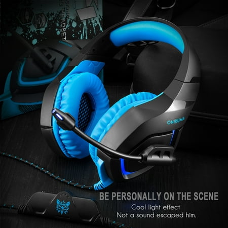 ONIKUMA K1 Stereo Bass Surround PC Gaming Headset for PS4 New Xbox One with