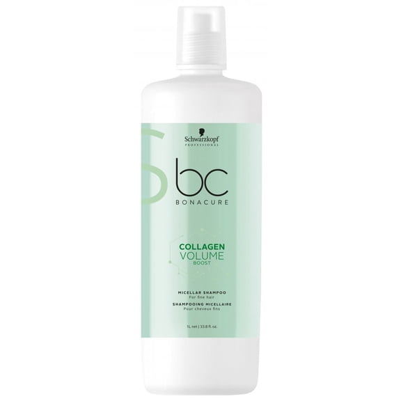 Schwarzkopf Bonacure Collagen Volume Boost Micellar Shampoo for Fine Hair - 33.8 oz