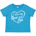 thumbnail image 3 of Inktastic I Love My Oma and Opa in White Chalk Heart Boys or Girls Baby T-Shirt, 3 of 5