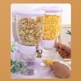 thumbnail image 1 of Hi,Fancy Double Cereal Dispenser Dual Food Dispenser for Home Pantry Cereal White, 1 of 8