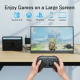 thumbnail image 3 of Szorzy 15.6” Portable Monitor, FHD 1080P IPS Display, 100% sRGB, 300-nit High Brightness, Lightweight Thin USB-C Mobile Screen, Mini HDMI, Plug-and-Play for Laptop/Phone/Switch/PS5, 3 of 6
