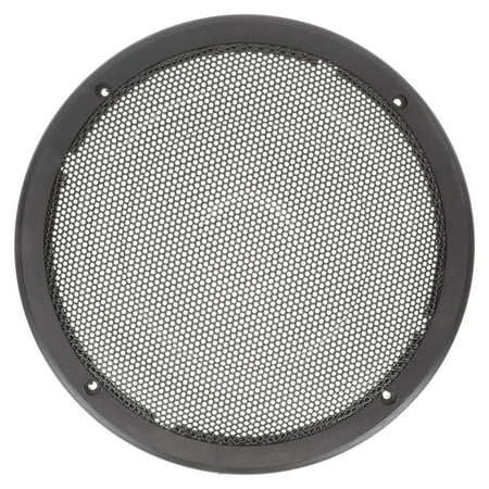 KALLORY 1Set Car Speaker Mesh Cover Subwoofer Protection Net Decorative Circle For Small Speakers 8.9x8.9in
