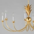 thumbnail image 3 of 2888GL Maxim Lighting Paloma - 8 Light Chandelier-17.5 Inches Tall and 36 Inches Wide-Gold Leaf Finish    -Traditional Installation, 3 of 5