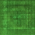 thumbnail image 1 of Ahgly Company Indoor Square Oriental Green Industrial Area Rugs, 3' Square, 1 of 4