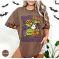 thumbnail image 5 of PAVIG Spooky Club Halloween Shirt, Ghost Pumpkin Witch Garment-Dyed Tee, 5 of 8