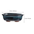 thumbnail image 4 of LOVEVER 2 Pcs Large Outdoor Pots Plants  Clay Flower Ceramic Nursery Spring Decorations Tabletop Decorative Bowl, 4 of 6