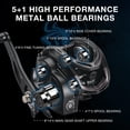 thumbnail image 4 of HAUT TON Black Baitcaster Fishing reel 6.3:1 Gear Ratio 7KG Max Drag System 5+1BB BB For Bass Feshwater Saltwate Fishing, 4 of 11
