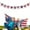 red white and blue, variant on AZXY 4th of July Decorations,American Flag Banner,Patriotic Banners,Independence Day Decor,Outdoor Red White and Blue Decoration for July 4th Memorial Day