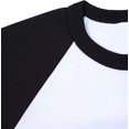 thumbnail image 2 of Men's Supersoft Hollywood Undead Hip Hop Band Logo Long Sleeve Raglan Baseball Shirt, 2 of 4