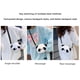 thumbnail image 3 of Bolso bandolera de panda de felpa 3D Para mujer JShteea Bolso bandolera pequeño con cremallera, 3 of 9