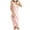 Pink, variant on AOMPMSDX Pajamas For Women Set V Neck Breathable Night Dress With Satin SpArmy Greenhetti Strap Chemise Nightshirt White Lounge Sets For Women M