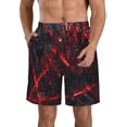 thumbnail image 1 of Balery Cyberpunk Cityscape Lights Traje de Baño Estilo Hawaiano para Hombre, Shorts de Secado Rápido con Bolsillos-Medium, 1 of 6