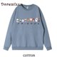 thumbnail image 1 of Sudadera holgada de gran tamaño para mujer, sudaderas con capucha de nariz roja Rudolph, de algodón, de manga larga, jerséis informales para mujer, ropa Kawaii de Navidad, 1 of 5