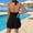 01 Black, variant on Women's Backless Strapless Fitted Midi Dress — Available in Multiple Colors Sleeveless and Form-Fitting Style
