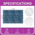 thumbnail image 4 of Navy Blue Table Place Mats, Set 18"x12" Flower Plum Blossom Placemats Set of 4 Decor Branches Placemat for Kitchen Dining Table Decor Indoor Outdoor, 4 of 4