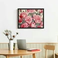 thumbnail image 2 of COMIO Valentine's Day Bike Rose Flower Pink Floral Heart Love You More Porch Canvas Prints Wall Art 16x12in, 2 of 4