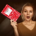 thumbnail image 4 of Wide Ruled Composition Notebook, Marble Cover, 60 Pages, 1 Count, Office Supplies for Teens & Adults, A5 Red, 4 of 4