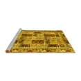 thumbnail image 2 of Ahgly Company Machine Washable Indoor Rectangle Abstract Yellow Modern Area Rugs, 7' x 9', 2 of 4