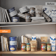 thumbnail image 4 of 6 Pack Clear Plastic Storage Bins, TAIMASI 13.5" x 10" Extra Large Pantry Organizer Bins, Stackable Multi-Use Storage Containers for Home, Kitchen, Fridge Organization, 4 of 8