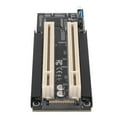 thumbnail image 3 of PCI Eto Dual PCI Adapters,PCI E to Dual PCI Express Card PCI Eto Dual PCI Card Meticulously Designed, 3 of 9