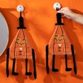 thumbnail image 4 of Toalla de mano de terciopelo de doble cara para decoración de Halloween, toalla de mano gruesa de forro polar para colgar, absorbente, de secado rápido, ideal como regalo para niños., 4 of 6